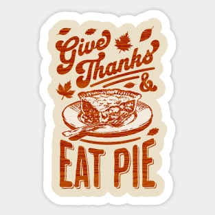 Give thanks Sticker